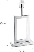 Home Sweet Home - Moderne tafellamp voet Jong voor lampenkap - chroom - 20/11/40.5cm - gemaakt van Metaal - geschikt voor E27 LED lichtbron - voor - afbeelding 4