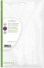 Nedis USB Multi-Port Adapter - USB 3.2 Gen 1 - USB-C Male - HDMI Output / USB-A Female / USB-C Female - 5 Gbps - 0.20 m - Rond - Vernikkeld - PVC - Wit - Polybag - afbeelding 2