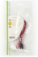 Nedis SATA Kabel - 3 Gbps - SATA 7-Pins Female - SATA 7-Pins Female - Vernikkeld - 0.50 m - Plat - PVC - Rood - Polybag - afbeelding 6