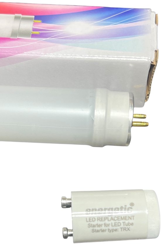 10 x Energetic T8 Led 9w Daglicht 6500K G13 60 cm - afbeelding 4