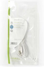 Nedis Stereo-Audiokabel - 3,5 mm Male - 3,5 mm Male - Vernikkeld - 3.00 m - Rond - Wit - Polybag - afbeelding 5