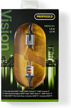 Profigold PROV2101 Ultra High-speed Hdmi™-kabel Met Ethernet Hdmi-connector - Hdmi-connector 1,0 M Antraciet - afbeelding 3