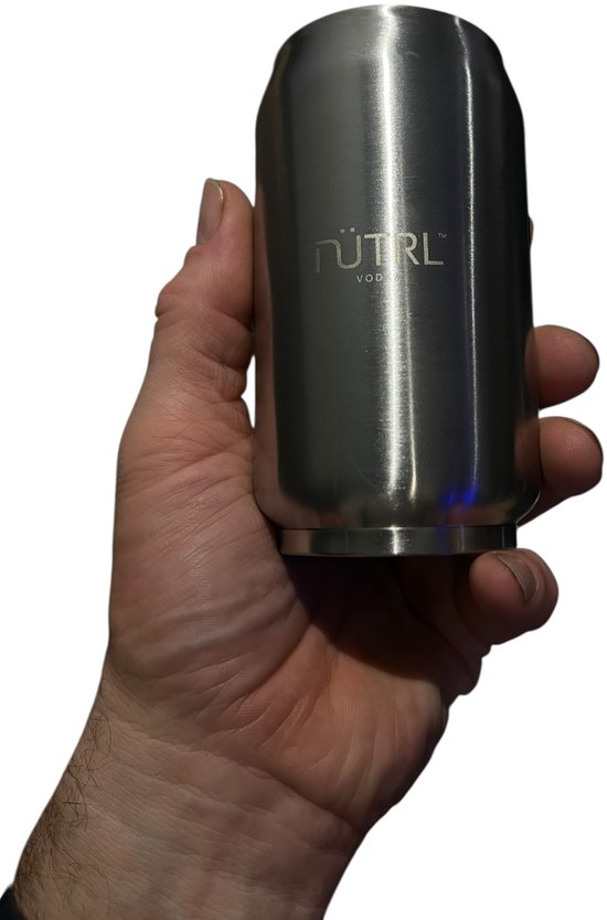 NÜTRL VODKA 6 Stuks RVS Beker (250 ml) - afbeelding 4