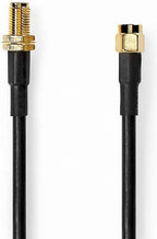 Nedis Antennekabel - SMA Male - SMA Female - Verguld - 50 Ohm - Dubbel Afgeschermd - 10.0 m - Rond - PVC - Zwart - Label - afbeelding 8