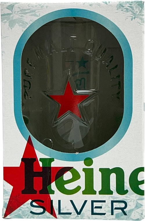 6 x Bierglas Origineel Heineken Silver 250 ml - afbeelding 2