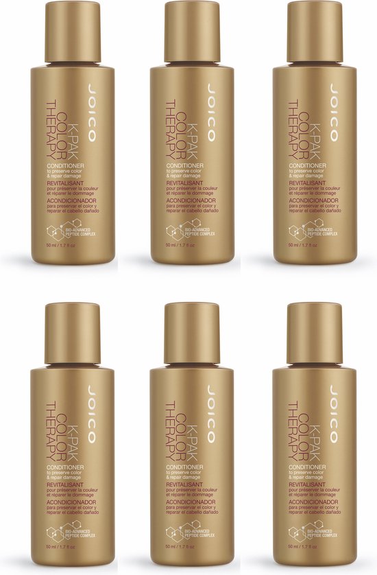 Joico K-PAK Color Therapy Conditioner 50ml x 6 totaal 300 ml - afbeelding 1