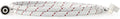 Nedis Nylon Toevoerslang - 3/4'' - 3/4'' - 10 Bar - 2.50 m - Toepassing: Schotel / Wasmachine - Nylon - Rood / Wit - afbeelding 1